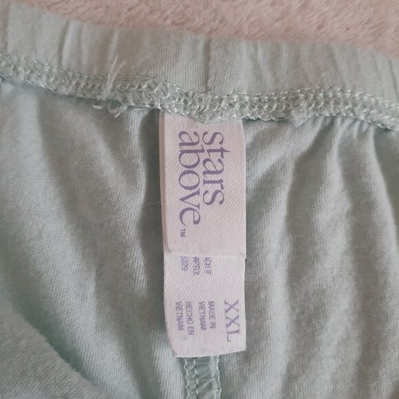 Stars Above Women's Size XXL Mint Green Pajama Set - Picture 9 of 14